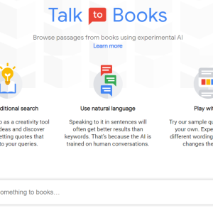 Talk to Books (Google)