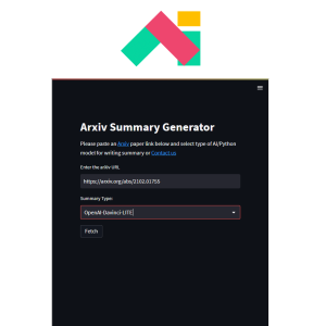 Arxiv Summary Generator