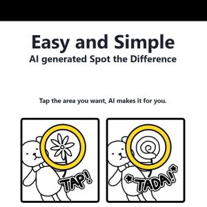 PICLY : AI generated spot the difference